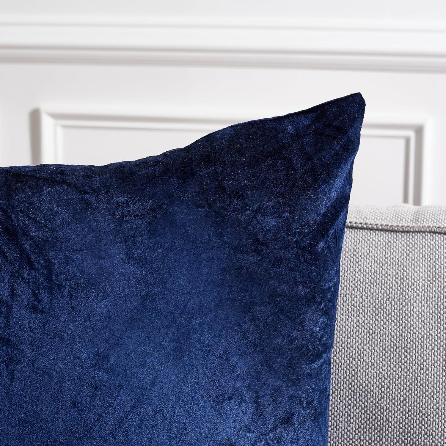 image:imageSAFAVIEH Home Collection Davina Purple Viscose 18inch Square Set of 2 with Insert Pillow 18 x 18Navy