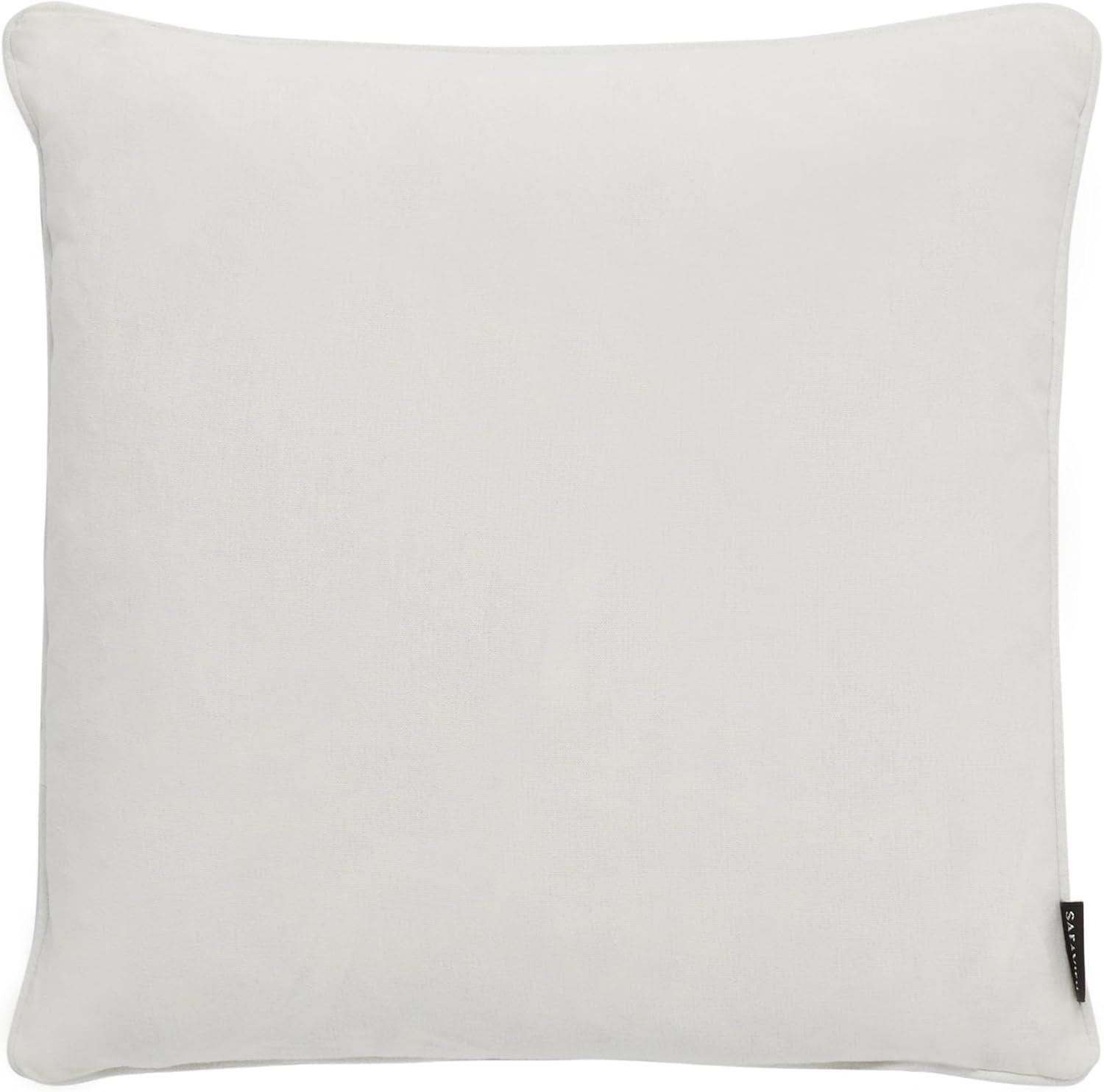 image:imageSAFAVIEH Home Collection Maize MidCentury Modern BeigeNavy 18inch Square Decorative Accent Throw Pillow with Insert Set of 2BeigeNavy