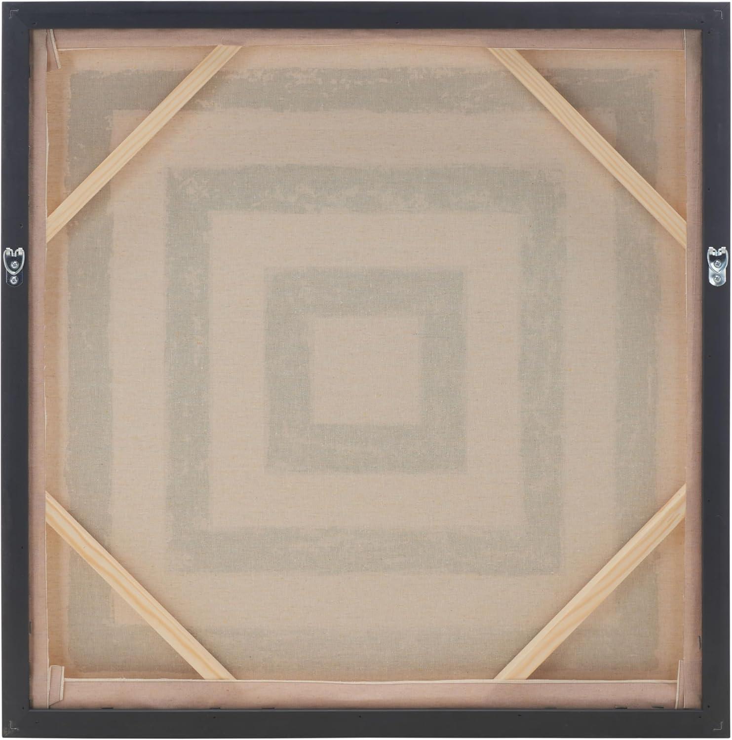 image:imageSAFAVIEH Home Collection Stonebridge Modern Contemporary 24 x 24inch Framed Wall Art Decor
