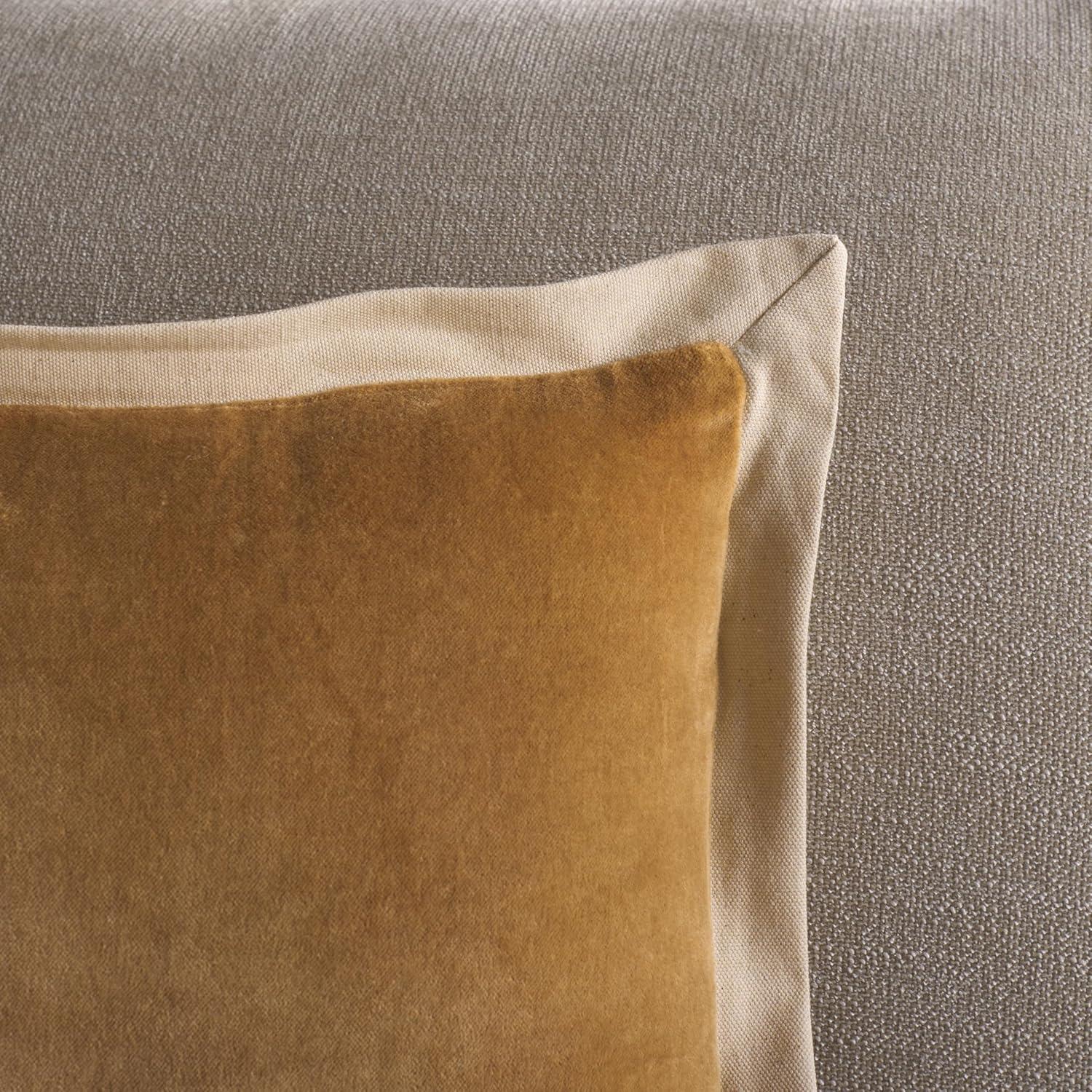 image:imageSAFAVIEH Jordy 18 X 18 OliveNatural Cotton Throw PillowCamelNatural