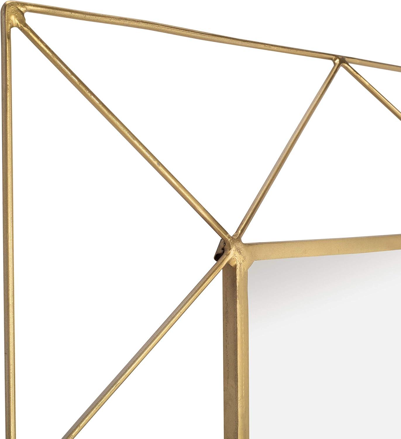 image:imageSafavieh Home Heath 47inch High Gunmetal Rectangle Decorative Accent MirrorGold