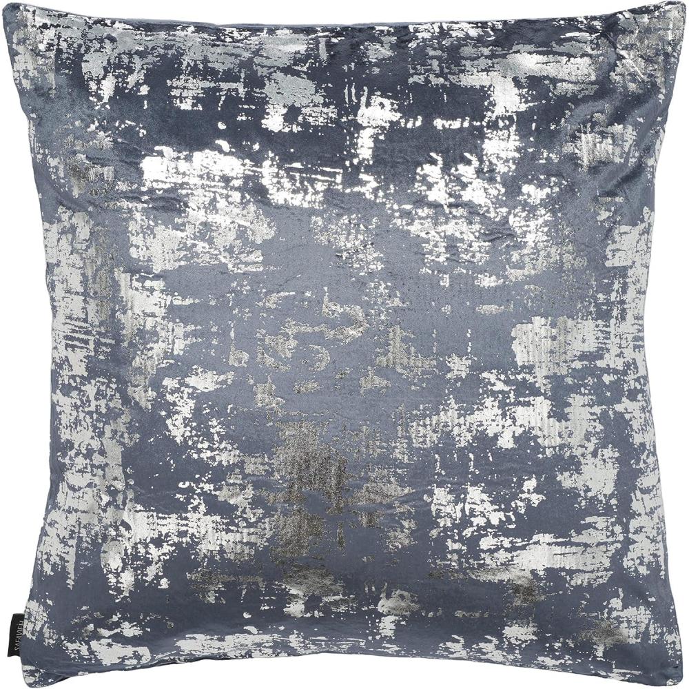 image:imageEdmee Metallic PillowBlueSilver
