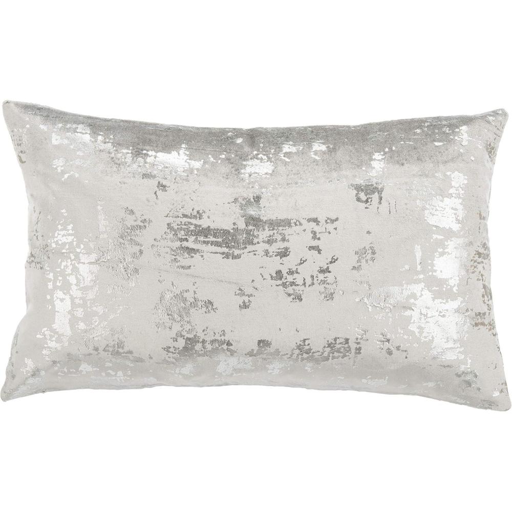 image:imageEdmee Metallic PillowLight Grey  Silver
