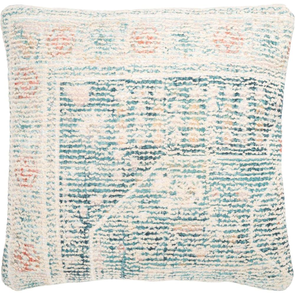 image:imageSAFAVIEH Cruz Pillow 180in x 180in x 50in Teal