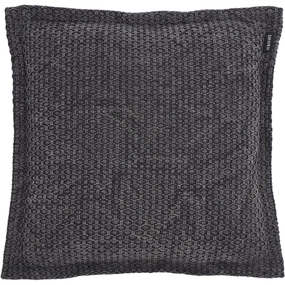 image:imageSAFAVIEH Demi 18 X 18 Ivory Cotton Throw PillowGrey