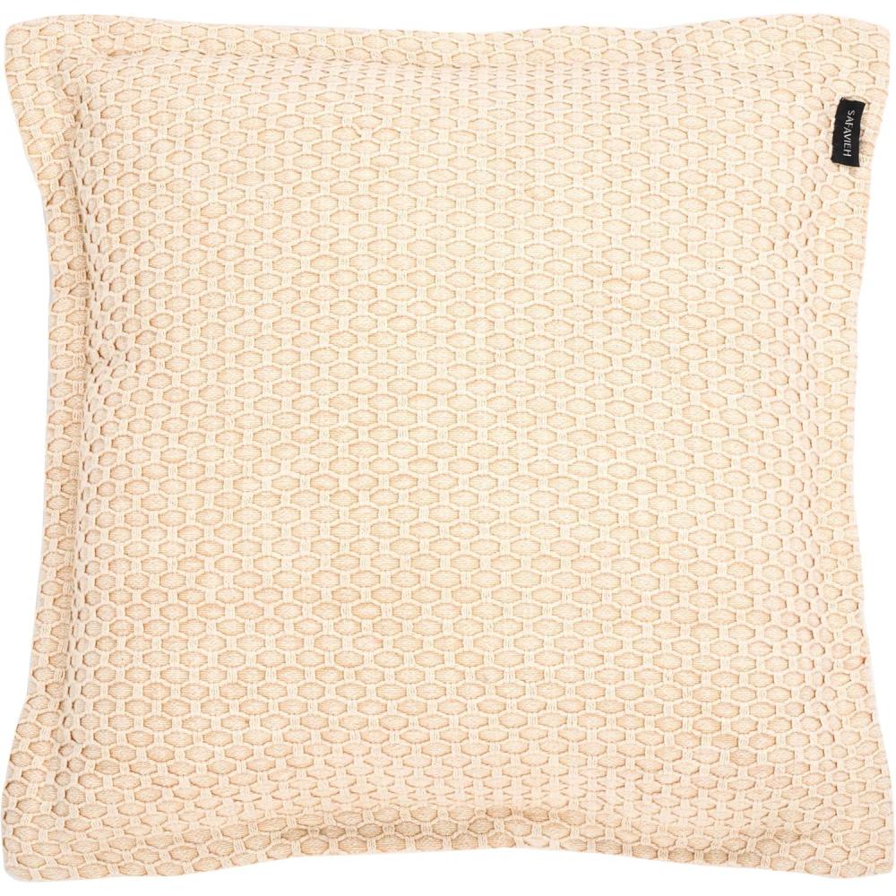 image:imageSAFAVIEH Demi 18 X 18 Ivory Cotton Throw PillowIvory