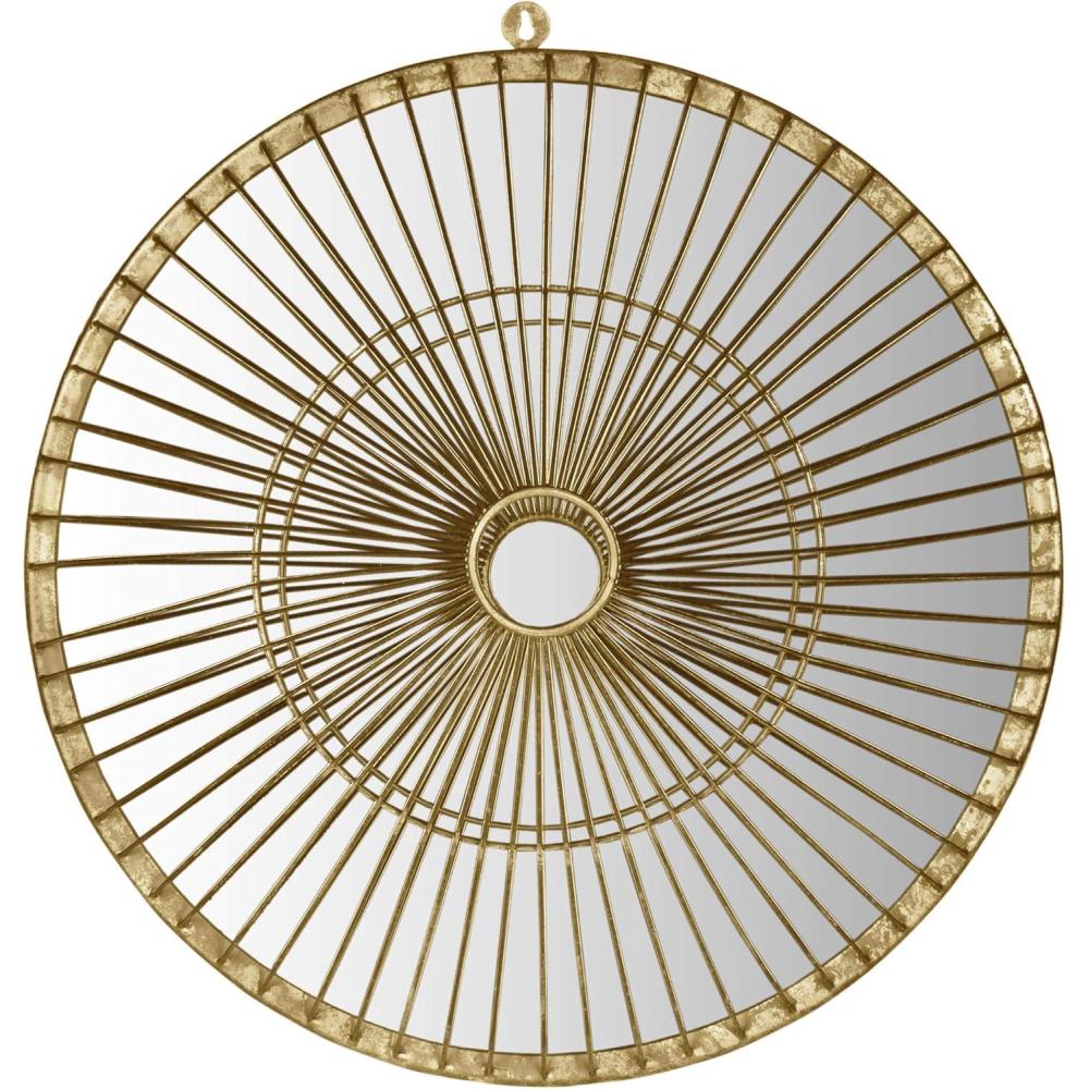 image:imageSAFAVIEH Home Collection Gemini Silver Decorative Accent MirrorGold