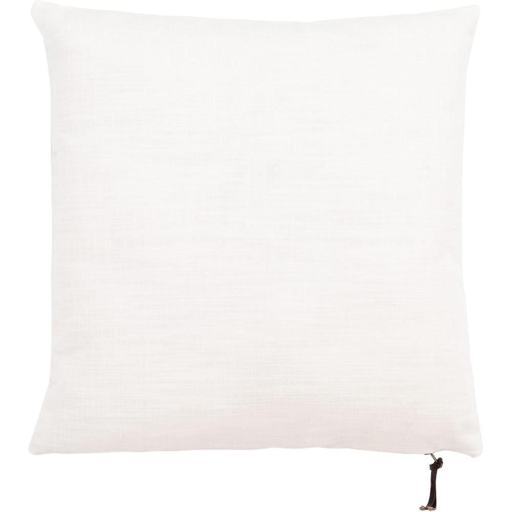 image:imageSAFAVIEH Home Collection Idalena Light Purple Cotton 18inch Square Decorative Accent Throw Pillow with InsertWhite