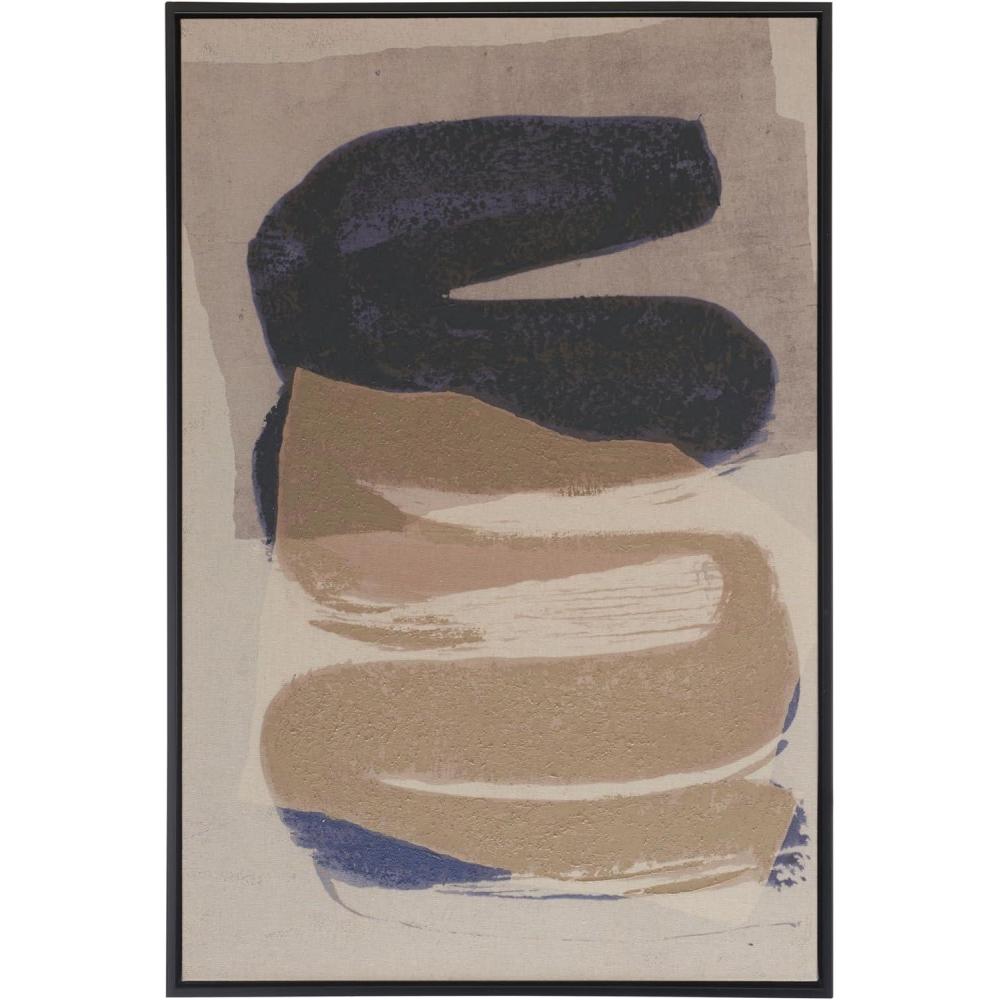 image:imageSAFAVIEH Home Collection Lazy River Modern Contemporary 24 x 36inch Framed Wall Art Decor