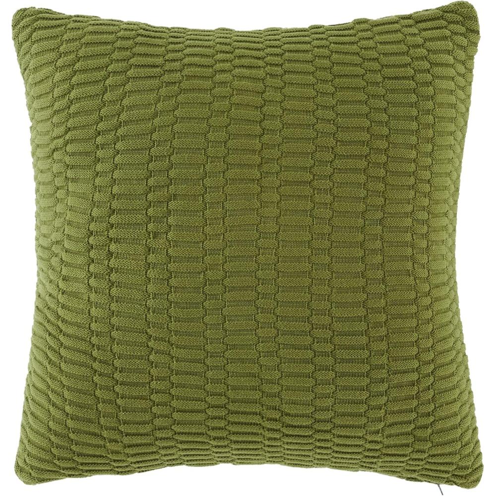 image:imageSAFAVIEH Home Collection Mari Ivory 18inch Square Decorative Accent Throw Pillow with InsertMoss Green