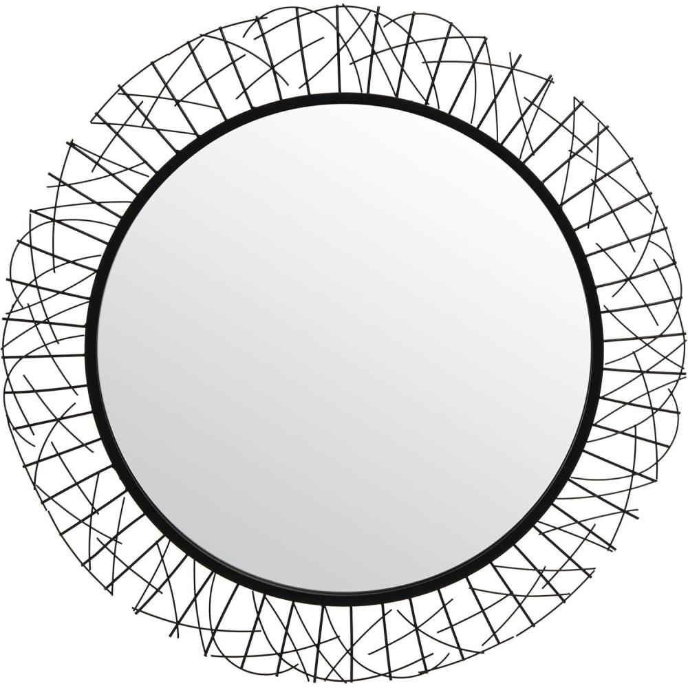 image:imageSAFAVIEH Home Elsie Gold Round 29inch Decorative Accent MirrorBlack