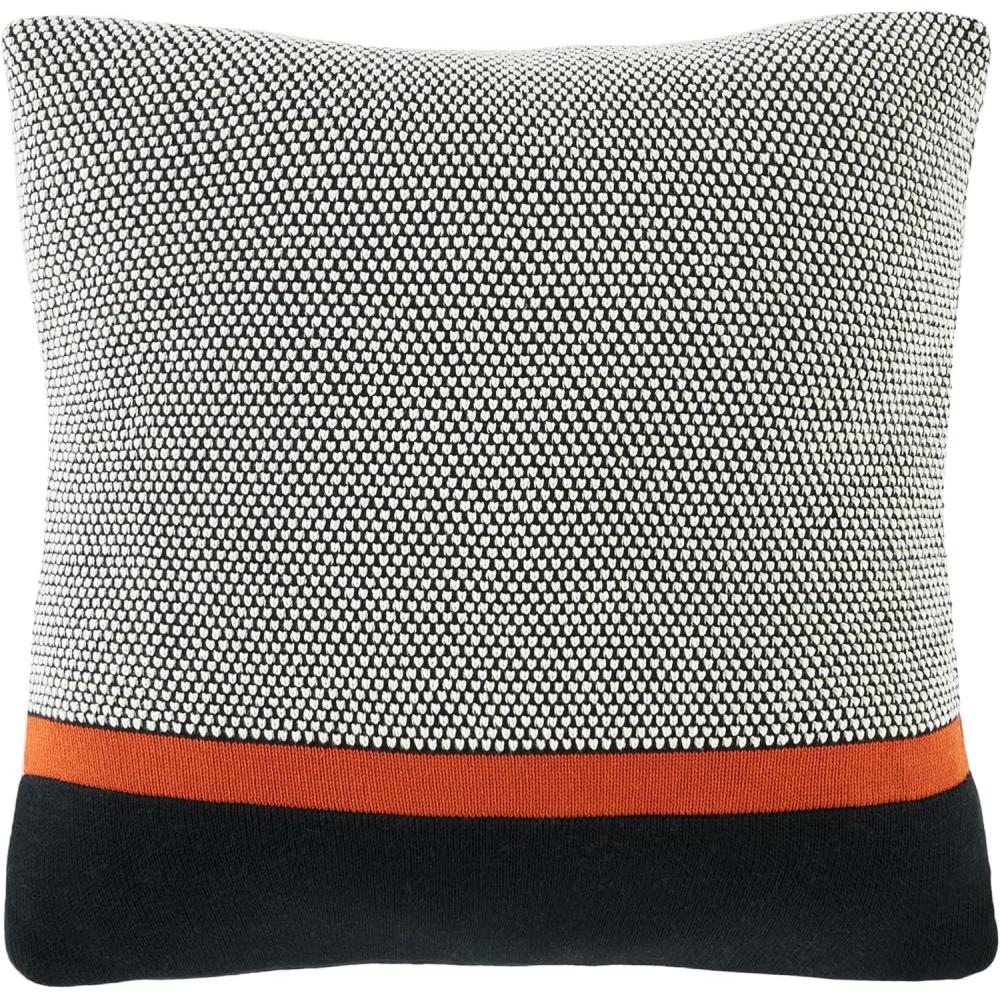 image:imageSAFAVIEH PIA 18x18 Pillow BlackRed