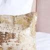 Edmee Metallic Pillow(Beige / Gold)