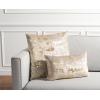 Edmee Metallic Pillow(Beige / Gold)