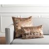 Edmee Metallic Pillow(Potato Brown/Copper)