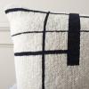 SAFAVIEH AZEEM 18×18 Pillow, Ivory/Black