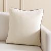 SAFAVIEH Alaia Pillow, Camel/Ivory(Ivory/Brown)
