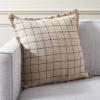 SAFAVIEH Alita 20×20 Pillow, Natural/Black