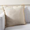 SAFAVIEH Amal 20×20 Pillow, Natural/Mustard