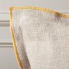 SAFAVIEH Amal 20×20 Pillow, Natural/Mustard