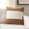 SAFAVIEH Camdyn Pillow, Camel/Ivory(Camel/Ivory)
