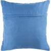 SAFAVIEH Clairton Metallic Cowhide Throw Pillow, Blue/Silver