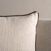SAFAVIEH DANI, 18 X 18, Taupe/Brown, Cotton Throw Pillow(Ivory/Brown)