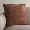 SAFAVIEH Demi, 18 X 18, Ivory, Cotton Throw Pillow(Rust)