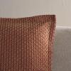 SAFAVIEH Demi, 18 X 18, Ivory, Cotton Throw Pillow(Rust)