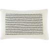 SAFAVIEH Faye 12×20 Lumbar Pillow, Ivory/Black