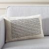 SAFAVIEH Faye 12×20 Lumbar Pillow, Ivory/Black
