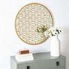 SAFAVIEH Home Chanti Gold Foil 30-inch Decorative Accent Mirror