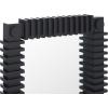 SAFAVIEH Home Collection – Brom 26″ x 36″ Rectangular Wall Mirror(Black)