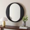 SAFAVIEH Home Collection – Ollie 30″ Round Wall Mirror(Black)