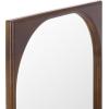 SAFAVIEH Home Collection – Zola Brown Wall Mirror, Wood Frame, Vertical or Horizontal Hanging Accent (MRR9030A)(Brown)