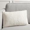 SAFAVIEH Home Collection Abella Cream 18-inch Square Decorative Accent Throw Pillow with Insert(Cream)
