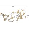 SAFAVIEH Home Collection Amarali Black Metal/Gold Decorative Birds Wall Decor