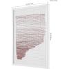 SAFAVIEH Home Collection Architect’s Daydream Red/Ivory 16 x 20-inch Abstract Framed Wall Art for Bedroom, Living Room, Foyer, Dining Area, Entryway