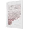 SAFAVIEH Home Collection Architect’s Daydream Red/Ivory 16 x 20-inch Abstract Framed Wall Art for Bedroom, Living Room, Foyer, Dining Area, Entryway