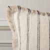 SAFAVIEH Home Collection Arden Natural/Black Linen 20-inch Square Decorative Accent Throw Pillow with Insert