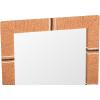 SAFAVIEH Home Collection Boho Salra Natural & Black 24 x 36-inch Rectangular Mirror