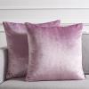 SAFAVIEH Home Collection Davina Purple Viscose 18-inch Square Set of 2 with Insert Pillow, 18″ x 18″(Lavender)