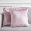 SAFAVIEH Home Collection Davina Purple Viscose 18-inch Square Set of 2 with Insert Pillow, 18″ x 18″(Lavender)