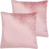 SAFAVIEH Home Collection Davina Purple Viscose 18-inch Square Set of 2 with Insert Pillow, 18″ x 18″(Pink)