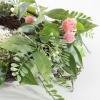 SAFAVIEH Home Collection Faux Artificial 21-inch Sweetgum & Mandarin Decorative Semi Wreath