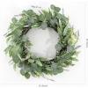 SAFAVIEH Home Collection Faux Artificial 22-inch Eucalyptus & Fennel Decorative Wreath