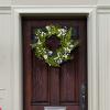 SAFAVIEH Home Collection Faux Artificial 24-inch Boxwood & Berry Decorative Wreath