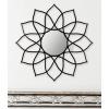 SAFAVIEH Home Collection Flower Power Mirror, Coffee Bronze
