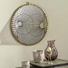 SAFAVIEH Home Collection Gemini Silver Decorative Accent Mirror(Gold)