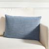SAFAVIEH Home Collection Idalena Light Purple Cotton 18-inch Square Decorative Accent Throw Pillow with Insert(Blue Grey)
